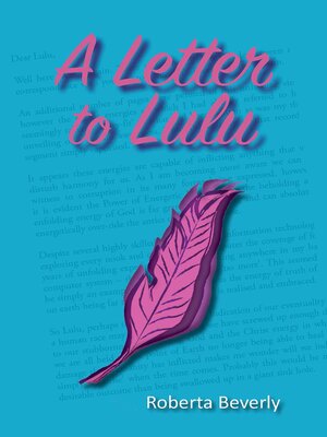 cover image of A Letter to Lulu